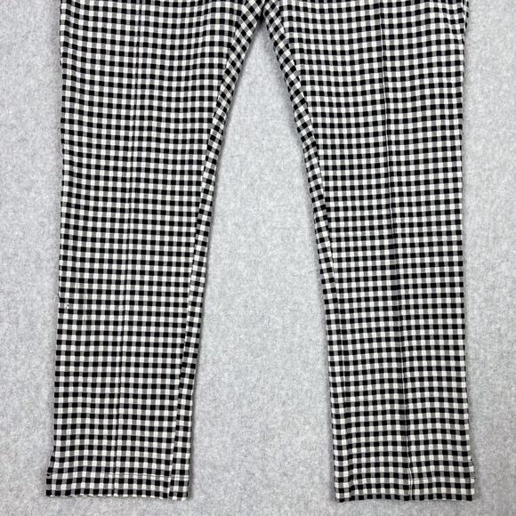 Scotch & Soda Pants Women's Size XL Aloha Hula Trouser High Rise Gingham Check - Picture 3 of 15